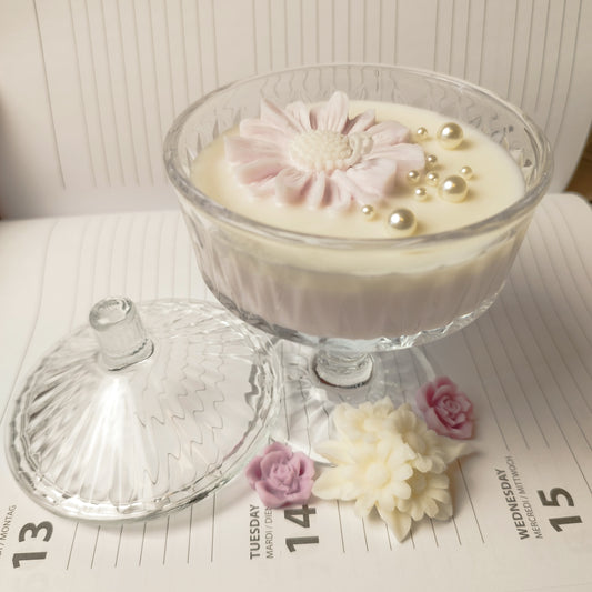 Romantische Handgemaakte Kaarsen paars