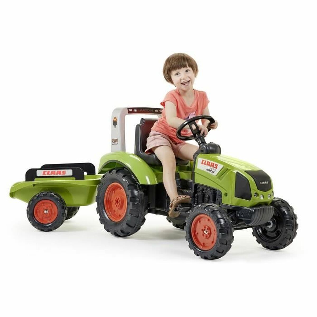 Pedaalaangedreven rijders en aanhangwagens