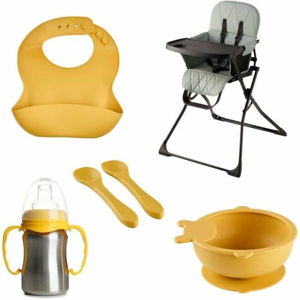 Sets van tafels en stoelen