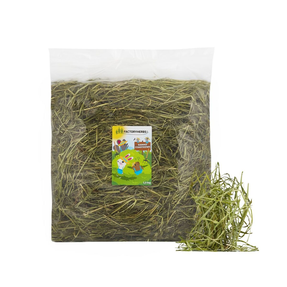 Stro en gras