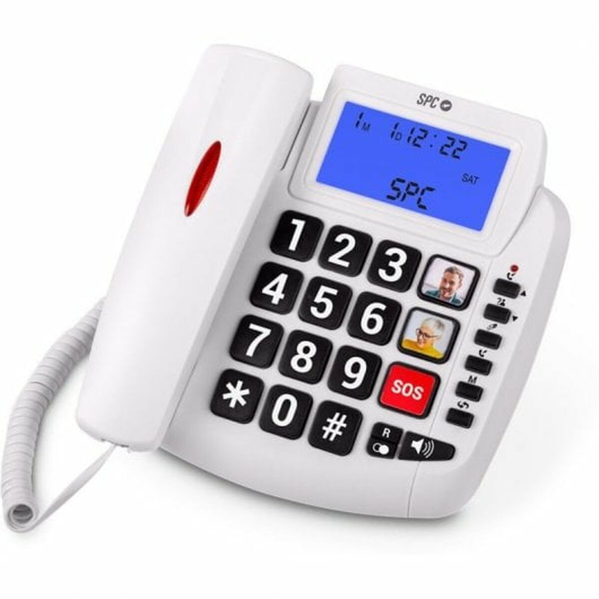 Versterkte telefoons met grote knoppen