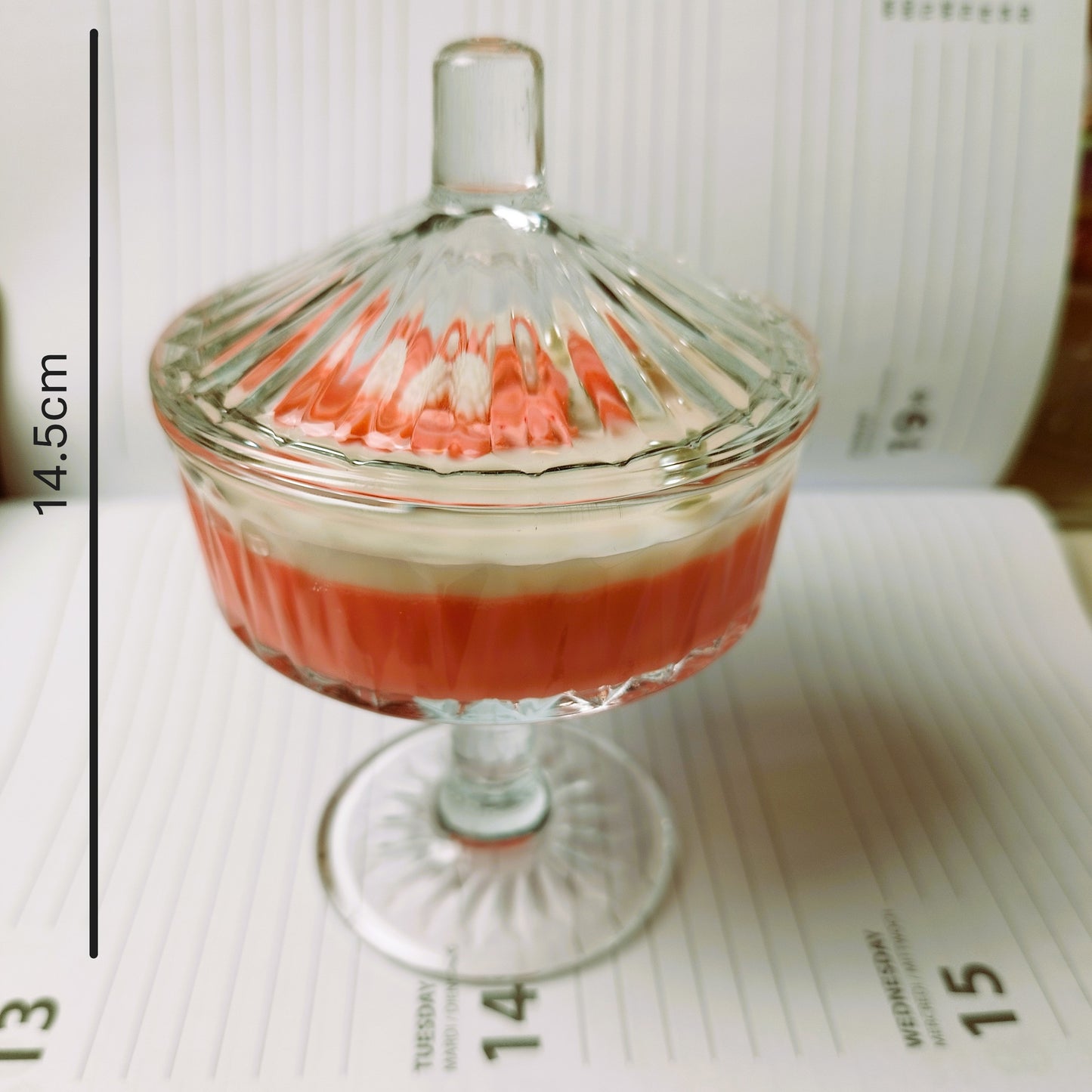 Romantische Handgemaakte Kaarsen roze w