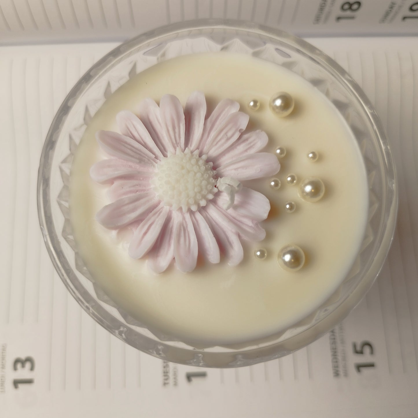 Romantische Handgemaakte Kaarsen paars